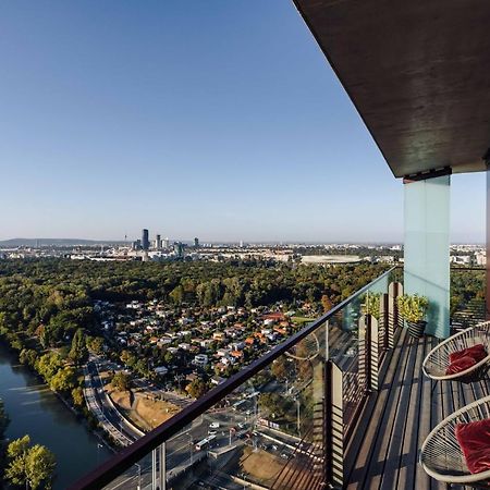 Design Apartment With Amazing View Over Vienna 2 ภายนอก รูปภาพ